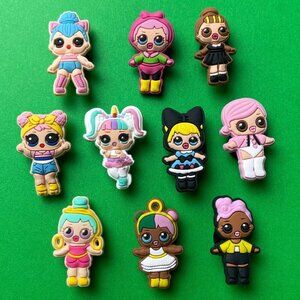 LOL Crocs Shoe Charms Set of 10 - jibbitz Charms